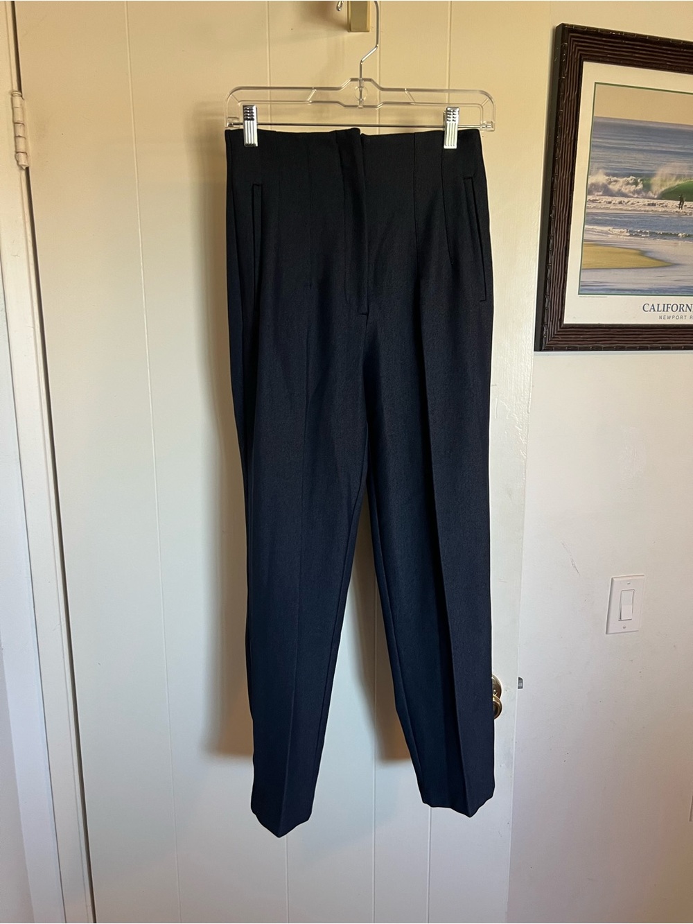 Zara Black Dress Trousers - Slim Tailored